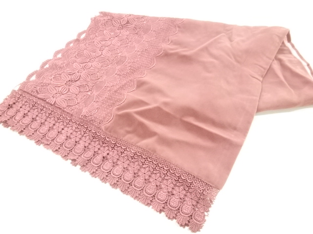 JAPANESE SHAWL / VELVET / LACE / FLOWER